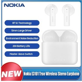 Resim Vkemall Nokia E3101 Kablosuz Kulaklık: Bt 5.1, Gürültü Önleme, 20 Saat Çalma Süresi, Hafif Ve Konforlu Tasarım Model: Nokia E3101 