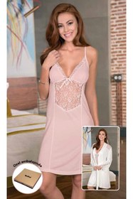 Resim Yeni İnci Bayan 6 Lı Lohusa Ve Çeyiz Seti Pijama Gecelik Sabahlık Takım 