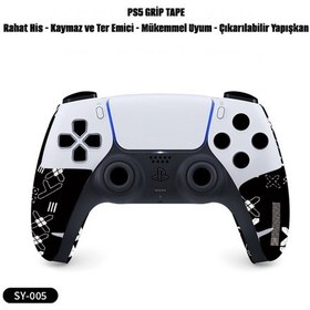 Resim Ps5 Oyun Kumandaları İçin Uygun, Kaymaz, Çizilmeye Dayanıklı, Ter Geçirmez Tape Kaymaz Bant 