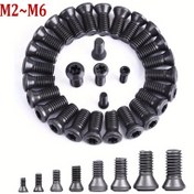 Resim 10 adet M2-M5 CNC Torna Alet Tutucuları - Torna ve Frezeleme Aletleri için Dayanıklı Çelik Torx Vida Takımları 