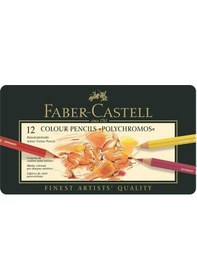Resim Faber-castell Polychromos Kuru Boya Kalemi 12 Renk 