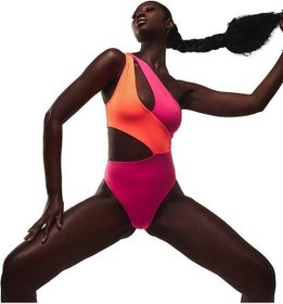 Resim Deep Beach Renk Bloklu Cut Out Mayo Db200786m 001 
