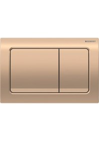 Resim Geberit Kumanda Kapağı Alpha30 - Çift Basmalı - Bronz Bronz 