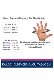 Resim Avessa Bilek Bandajlı Cırtlı Çocuk Kaleci Eldiveni Extra Kavrama Ve Tutuş Özellikli 
