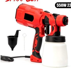 Resim 550w 220v Yüksek Güçlü Sprey 1.8/2.5mm Nozul Ev Elektrikli Boya Püskürtücü Eas 