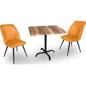 Resim Beymobilya Indigo Werzalit Kare - Nilüfer Fiskos Seti (70X70) 