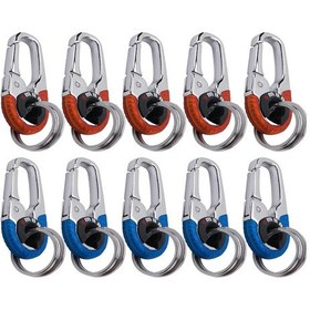 Resim Snapbuy 10 Adet Paslanmaz Çelik Karabina Anahtarlık - Tırmanma, Balıkçılık Ve Araç Aksesuarı 