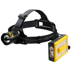 Resim F.b.ı Pro F-3003 Pm10-tg Led Type-c Şarjlı Kamp Kafa Feneri Siyah 