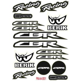 Resim PROMOT Motorsiklet Aksesuar Ekipman Sticker Kask Grenaj Laptop Sticker Seti 0001 