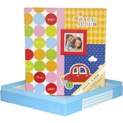 Resim Rabsev 10x18cm 180 Fotoğraf Kapasiteli Lüks Kutulu Bebek Fotoğraf Albümü RS63603-M 