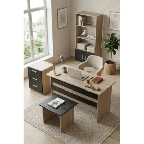 Resim Robin Home Verona Abcde Ofis Büro Masa Takımı 