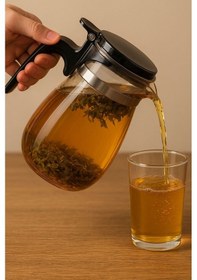 Resim Morponi Borosilikat Cam Amberfresh Cam Demlik 900 Ml Amber Amber 