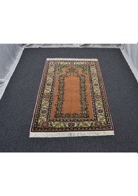 Resim Zehra Abla Halı El Dokuma Görkemli Seccade Namazlık Kayseri Bünyan Yün Halı 7087 Çok Renkli 