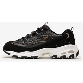 Resim Skechers D'Lites - Glamour Feels Kadın Sneakers - Siyah 13087 BKRG Siyah 