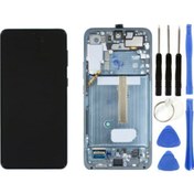 Resim Te Samsung Uyumlu S22 Plus S906 Uyumlu Çıtalı Lcd Ekran Servis Mavi+tamir Seti 