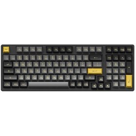 Resim AKKO 3098B Plus Black – Gold RGB Kablosuz Hotswap Mekanik Gaming Klavye 