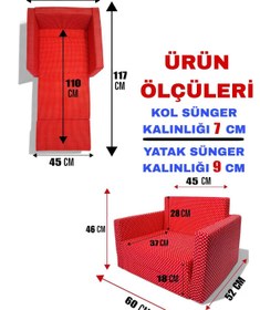 Resim LENSA HOME Çocuk Koltuğu Komple Sünger Katlanabilir Yataklı (0-4 YAŞ) Gri Araba 