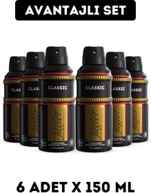 Resim Jagler Erkek Deodorant Classic 150 ml (6 ADET) 