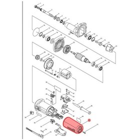 Resim Makita GD0810C Arka Kapak Ürün Kodu 417185-9 