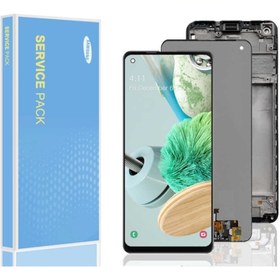 Resim All Samsung Galaxy A21s A217 Uyumlu Servis Orjinali Lcd Ekran Dokunmatik Çıtalı 