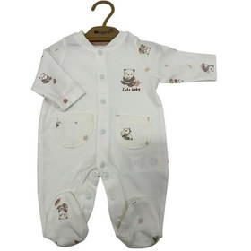 Resim Bibaby Organik Tulum Love Our Earth Mocha ekru 