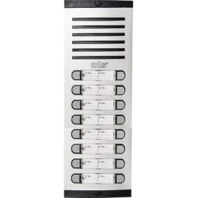 Resim Nts 4015-16 Sesli Işıklı Fotoselli Çift Sıra 16'lı Buton Diafon 