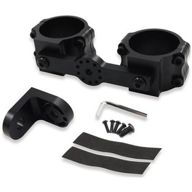 Resim Xiyyadms Utv Atv İçin 1.75-2 İnç Rollbar Kafes Led Whip Işık Çubuğu Montaj Braketi, Siyah Alüminyum 