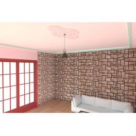 Resim MOTİFPİYER Motifpiyer Lamba Tavan Göbeği-14-55x95cm-sekizgen-2adet 