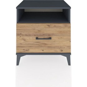 Resim Hyperion Komodin Tek Raflı Tek Çekmeceli 60X44X64 Antrasit-Çam 