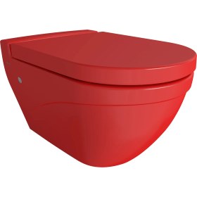 Resim Bocchi Taormina Asma Klozet P. Kırmızı 1012-019-0128 Kapak Hariç 