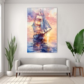 Resim Deryadaki Gemi - 50x70 