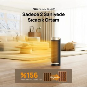 Resim Dreo Solaris Slim H3S Akıllı Elektrikli Isıtıcı 