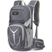 Resim Xindoker Dağ Bisikleti Sırt Çantası, 620g Hafif Nylon, Su Yastığı Izolasyonu, Kask Kanca, Outdoor Bisiklet Turizm Seyahat Sırt Çantası Gri Gri 