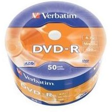 Resim 43791 - Verbatim 43791 Dvd-R 50 Wrap Matt Silver 16X 4.7Gb 