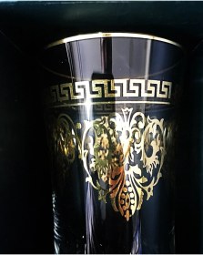 Resim Paşabahçe Azur Lux Pera Gold Kaplama Su Ve Meşrubat Bardağı 300cc 6'lı Set Gold 