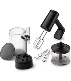 Resim Allians Çok Amaçlı Mutfak Robotu ve Blender Seti, Siyah, Güçlü ve Yeni Nesil 