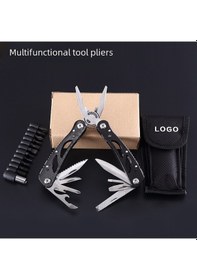 Resim Shineyee Çelik Konstruksiyon Çok İşlevli Çakı Aparatı - Katlanabilir, Keskin Bıçaklı Dış Mekan Ve Ev Gereci Ghq Siyah 