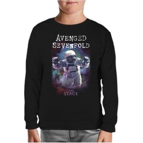 Resim Lord Tshirt Avenged Sevenfold - Stage Astronaut Siyah Çocuk Sweatshirt 