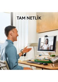 Resim Logitech Brio 100 Full Hd 2 MP 1080 P Mikrofonlu Grafit Webcam 