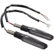 Resim Teltree Motorcycle Led Sinyal Lambaları 12v 12led 10mm Delikli Siyah Abs Su Geçirmez Honda Yamaha Suzuki Kawasaki Tüm Modeller İçin 