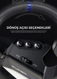 Resim Subsonic Direksiyon Seti Superdrive Ps3/ps4/pc/xboxone/xbox360 Gaming Oyun Oyuncu Direksiyonu 