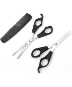 Resim LTG Nova Kuaför Seti Saç Kesme ve Inceltme Makası Tarak Hediye 3lü Set 