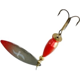 Resim Savage Gümüş/kırmızı Turna Levrek Alabalık Döner Olta Kaşık - No:2/20gr 