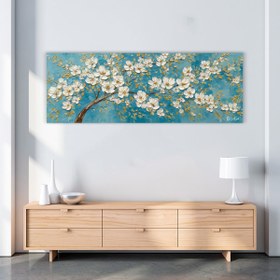 Resim Beyaz Çiçekler - 200x70 