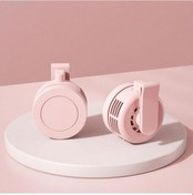 Resim Mini Taşınabilir Elektrikli Vantilatör, Sessiz Ve Kanatsız, C Pembe 1 Adet,- 