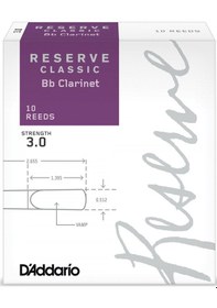 Resim D'addario Dct1030 Reserve Classic Bb Klarnet Kamışı No: 3.0 Profesyonel - 10'lu Paket Senfonik Müzik İçin İdeal Ve Kararlı Ses Üretimi 