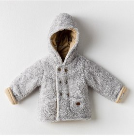 Resim Andywawa Welsoft Little Zebra Bebek Montu AC24168 Gri 