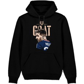 Resim Sekiz Numara Lionel Messi Goat Hoodie 