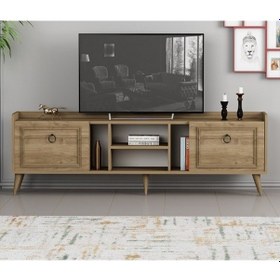 Resim Tv Sehpası Raks Ceviz 180 Cm 