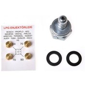 Resim Lpg Ocak Memesi Enjektör 4 Lü Set Ve Dirsek Conta Bütün Markalar 